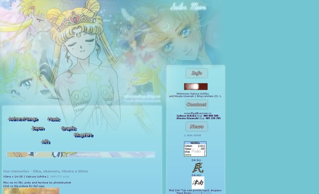 Layout Sailor Moon