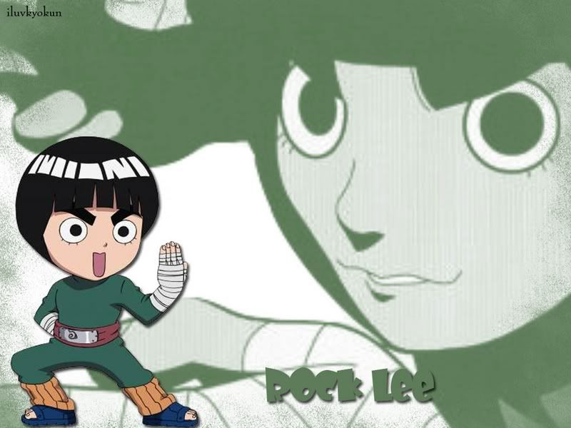 wallpaper rock lee. Rock Lee Chibi Wallpaper Image