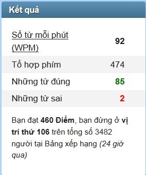 Kiểm tra tốc độ đánh máy của bạn? - 1