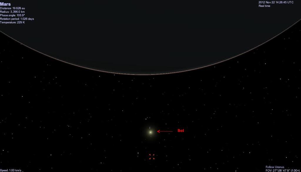 distance to mars