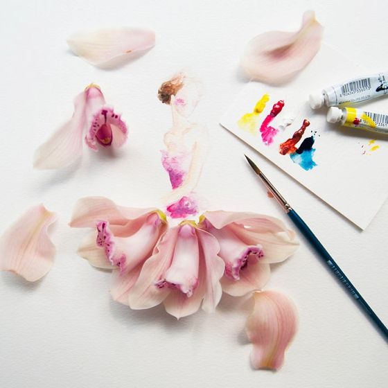  photo Artist-makes-lovely-illustrations-using-flowers-food-and-watercolor2__700.jpg