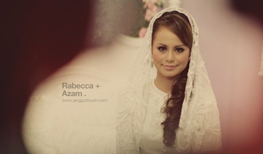 gambar perkahwinan rebecca nur islam
