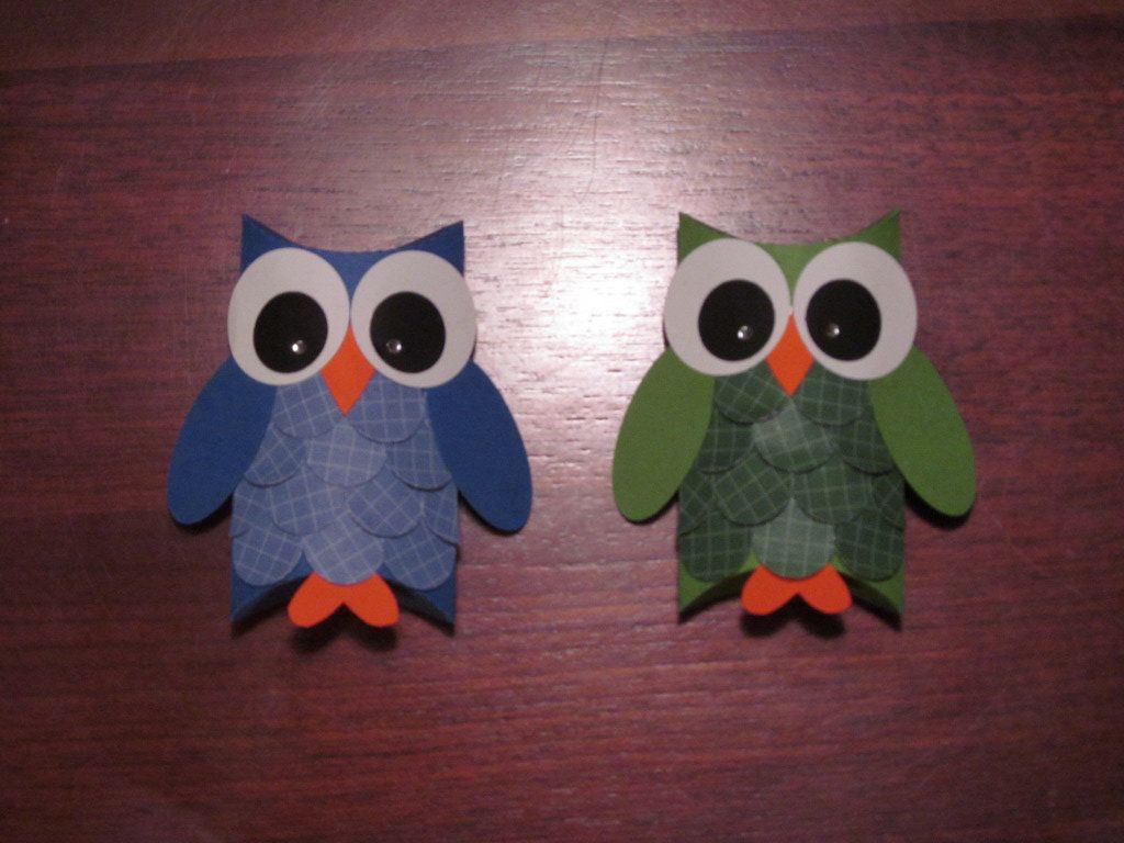 JustMommies   Technique/Tutorial Tuesday paper owl  6/12/12  Favor  crafts Box Owl