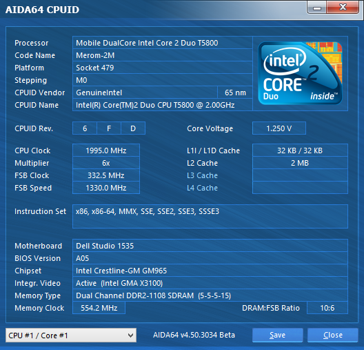 Pentium e5700 passmark