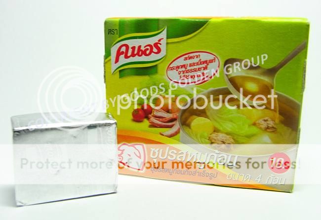 KNORR  MEAT BOUILLON CUBES 4 CUBE FOR 4L WATER  