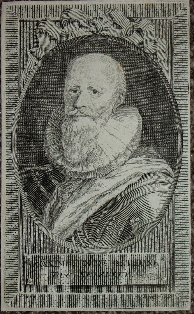 RARE Portrait Xviiième Duc de Sully Henri IV Vers 1750