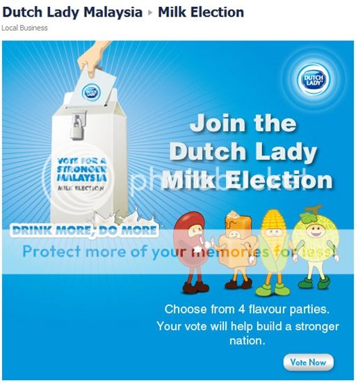 pilihanraya susu dutch lady